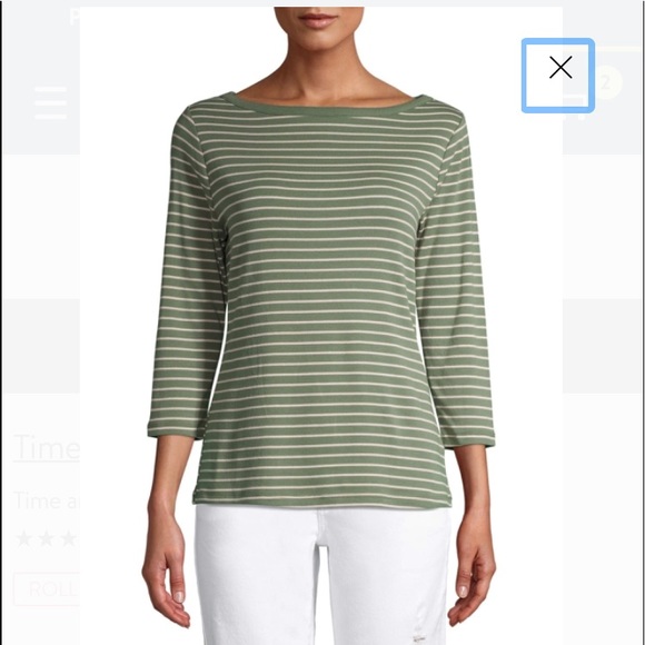 Time and Tru Tops - Time & Tru Classic Boatneck T-shirt Sz 2X